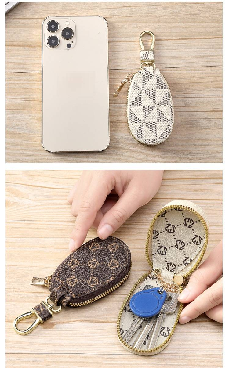 Key Bag Women Cute Multifunctional Mini Simple Large Capacity Men's Zipper Home Car Key Chain_voghion.com