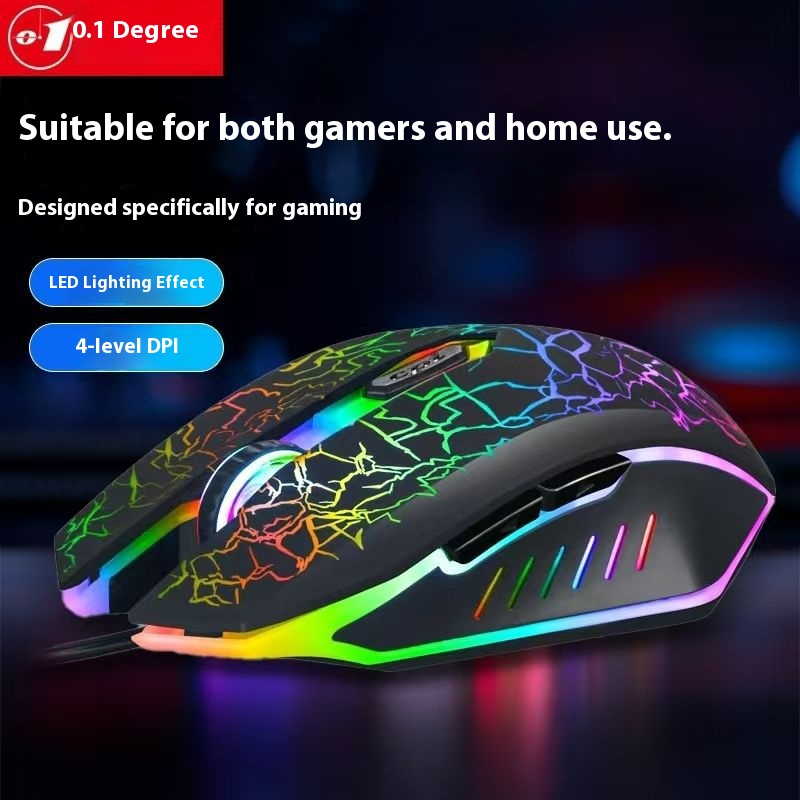 Basic Wired USB Optical Mouse, 3-Button, Plug & Play For PC/Laptop, Office & Home Use (1.5m Cable, Black/White)_voghion.com