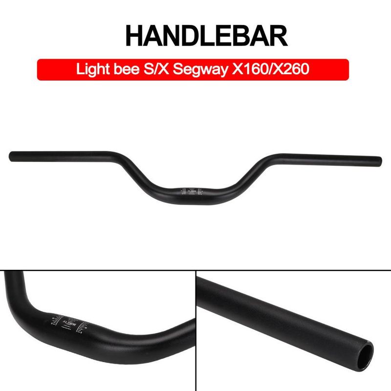 Aluminum Alloy Motorcycle Handlebar - High-Rise Off-Road Bike Handlebars For Enhanced Control & Comfort (74x11x4cm, Black/Red/Blue)_voghion.com
