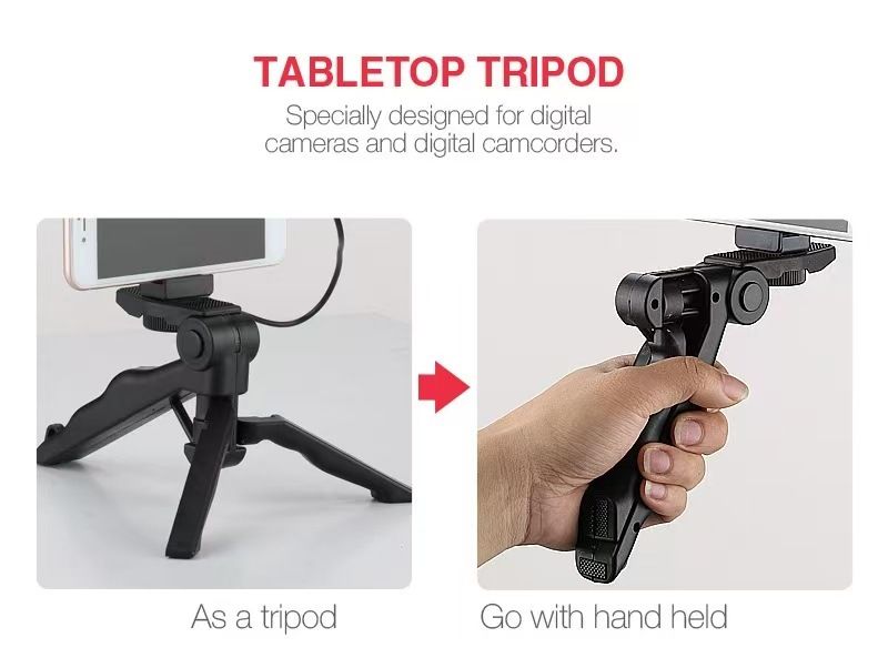 Fill Light, Microphone, Selfie Stick Set, 5-in-1 Portable Mobile Phone Tripod, Suitable For Live Streaming, Vlog, Outdoor Activities, Interviews_voghion.com