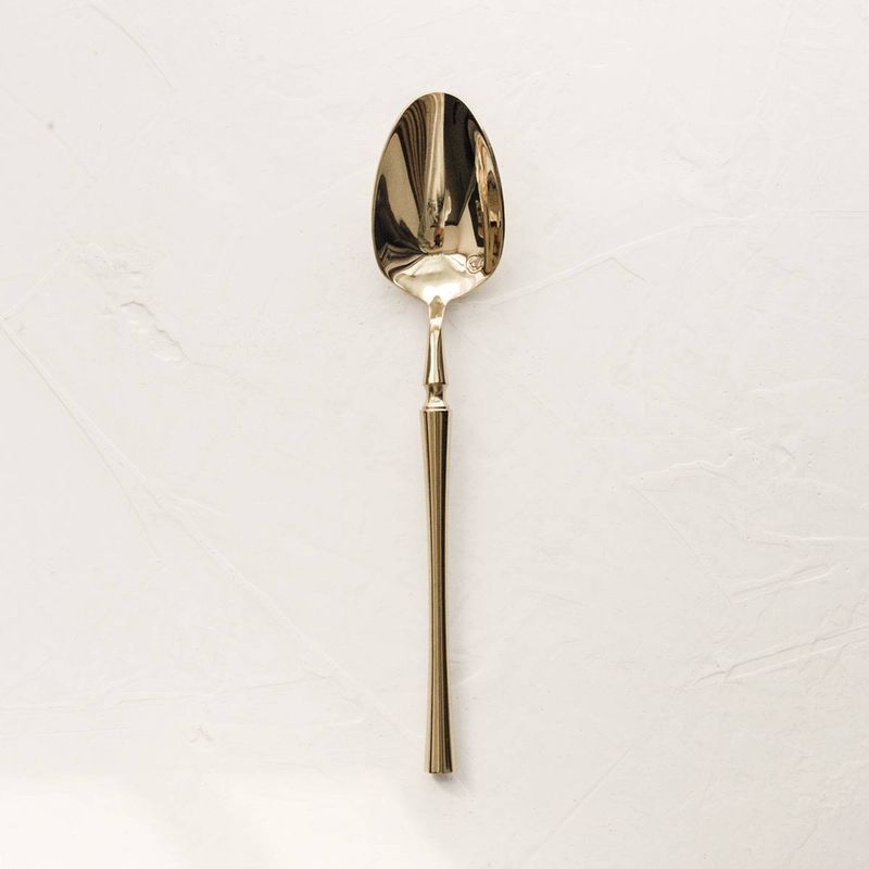 Forchetta per spaghetti in acciaio inossidabile 304, stile retrò, in titanio, con luce francese, di lusso, con vita in oro, cucchiaio occidentale, cucchiaio da dessert, forchetta da frutta_voghion.com