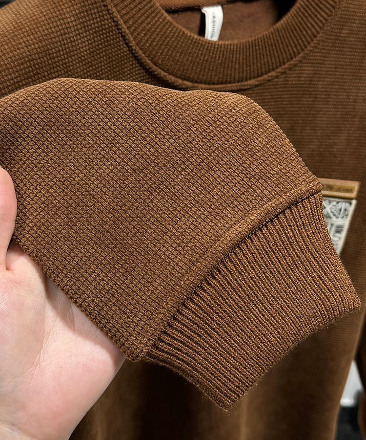 Premium Fleece-Lined Crewneck Sweatshirt For Men – Thickened Winter Thermal Base Layer With Brushed Polyester Interior, Classic Solid Color Pullover_voghion.com