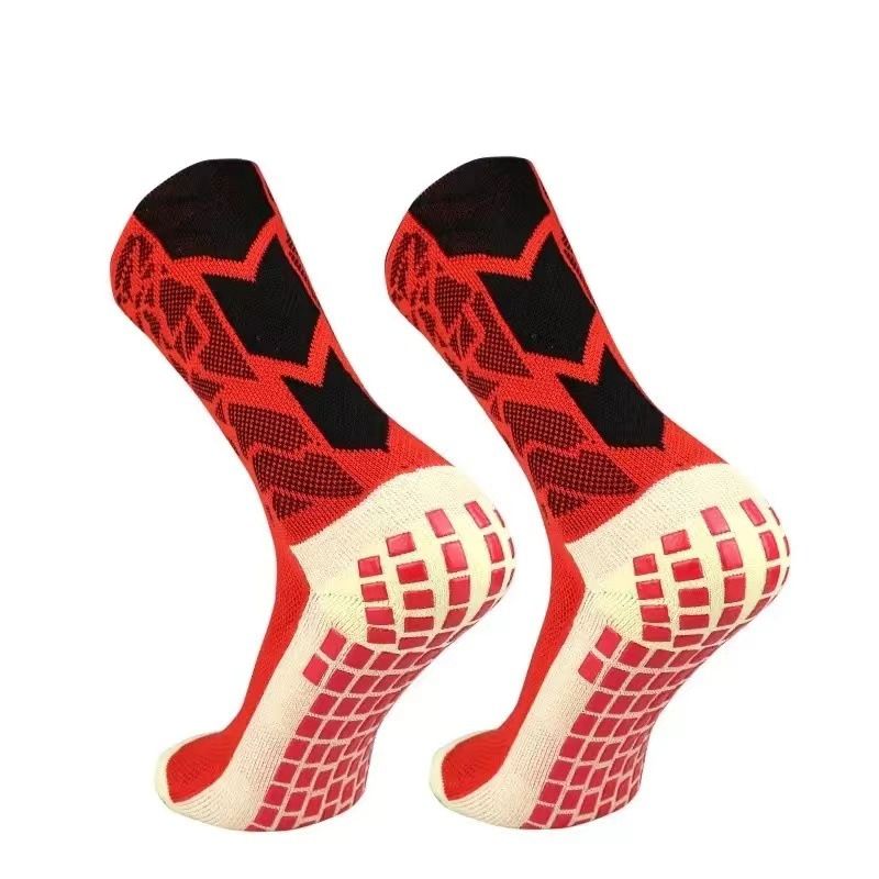 Prestatievoetbalsokken met antislip grip en vochtafvoerende technologie - Mid-Cushion Terry zool voor training, (uniseks, camouflage en effen kleuren)_voghion.com