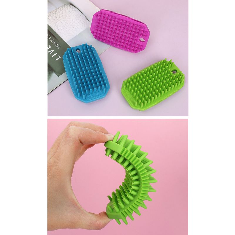 Bath Dog Comb Cat Massage Hair Removal Brush Dual-use Dry And Wet Grooming Pet Supplies_voghion.com