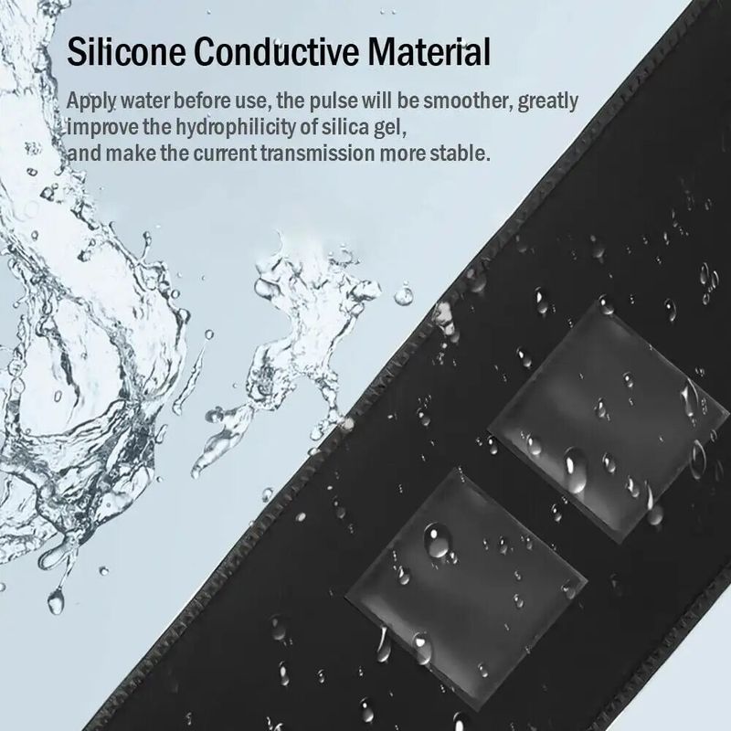 Loja de cuidados de beleza EMS Faixa de massagem elétrica inteligente de grafeno, adesivo de músculo abdominal, realçando a viscosidade, novo em folha,_voghion.com