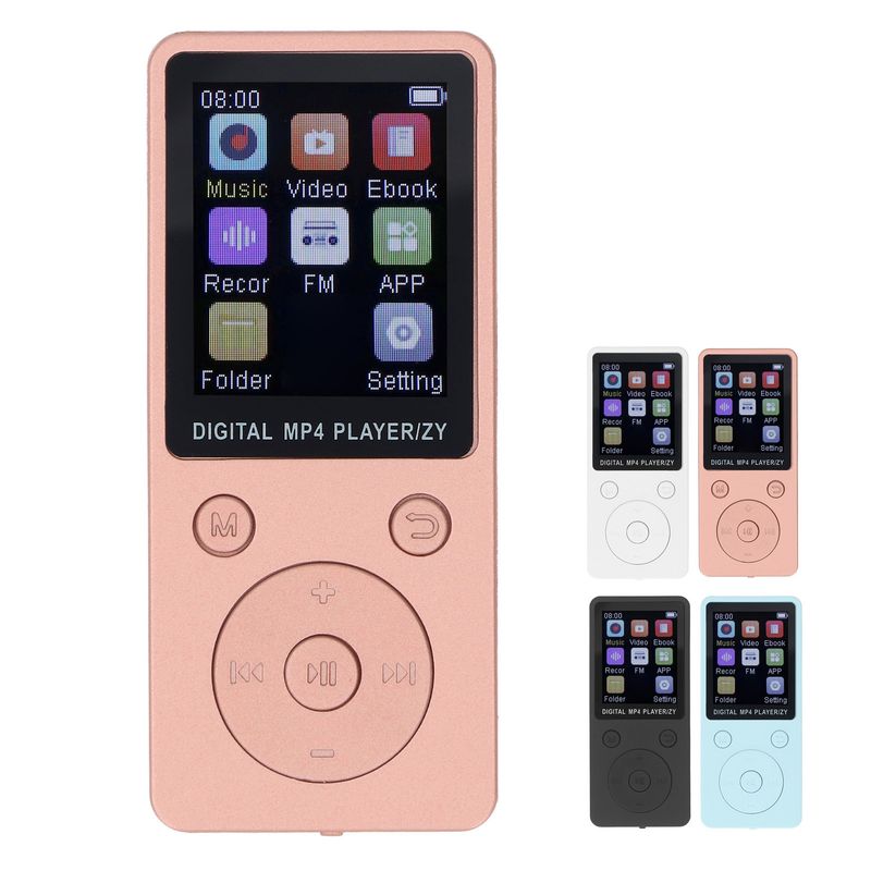 Portable MP3 Hifi Music Player Independent Volume Control Picture Video Book Recording For Entertainment Learning_voghion.com