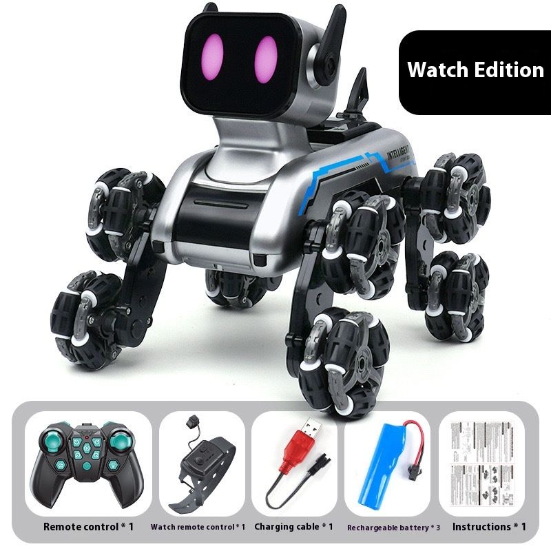 Macchina elettrica per deformazione con rilevamento dei gesti meccanici intelligenti a otto ruote per bambini, telecomando per cani_voghion.com