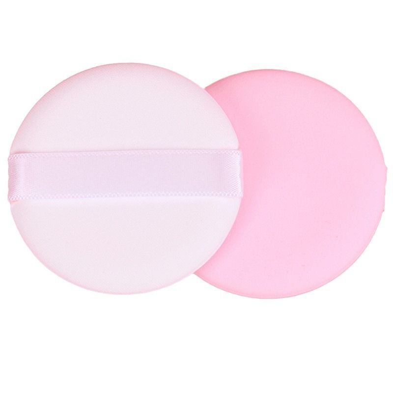 Spugna rotonda per trucco liquido, senza lattice, a doppio uso, per fondotinta BB Cream CC asciutto e bagnato_voghion.com