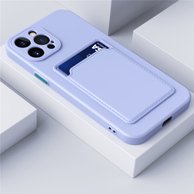 Kaartsleuf Tashouder Hoesje Voor iPhone 15 14 13 12 11 Pro Max 12Mini 13Mini X XS XR XSMAX 7 8 15 Plus SE 2022 TPU Portemonnee Zachte Schokbestendige Hoes_voghion.com