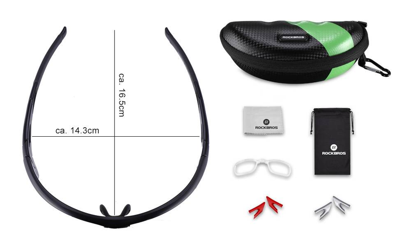Lunettes de cyclisme ROCKBROS Lunettes de soleil photochromiques à teinte variable Protection UV400_voghion.com