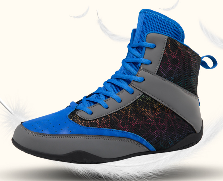 New Professional Boxing Shoes Men's And Women's Free Fighting Shoes Breathable Wear Fighting Training Shoes_voghion.com