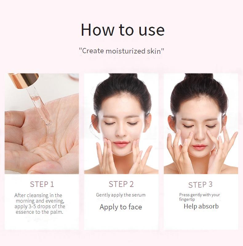 Serum Japanese Sakura Essence 15ml Facial Hydrating Moisturizing Sodium Hyaluronate Stock Solution_voghion.com