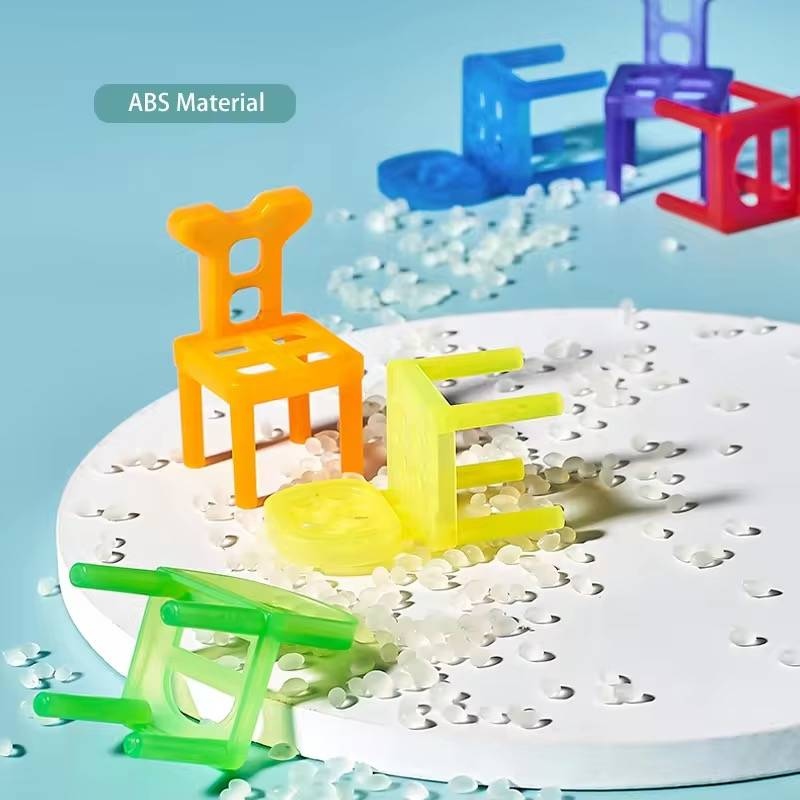 Gioco educativo di assemblaggio di blocchi di costruzione Jenga per bambini con sedie impilabili e colpi esplosivi, giocattoli che esercitano la capacità di pensiero_voghion.com