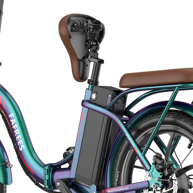 Bicicletta elettrica pieghevole Fafrees F20+ Pro, motore da 250 W, batteria da 36 V 22,5 Ah, pneumatici da 20 x 3,0 pollici_voghion.com