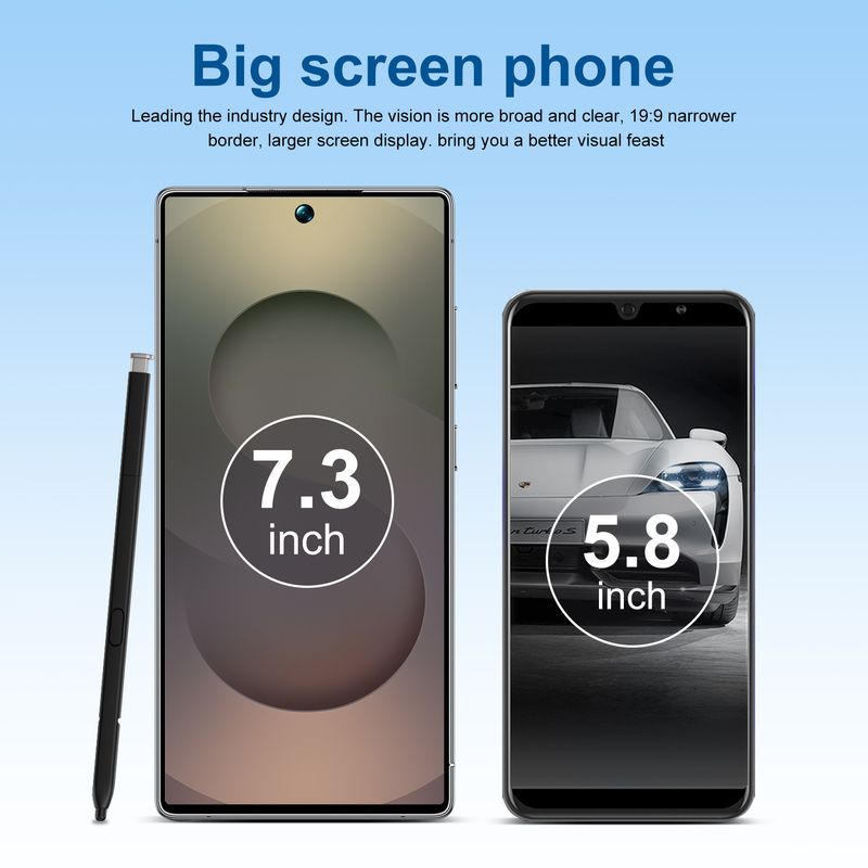 Smartphone S25 Ultra 5G, sblocca i telefoni cellulari con touch screen, fotocamera Android, display HD, riconoscimento facciale_voghion.com