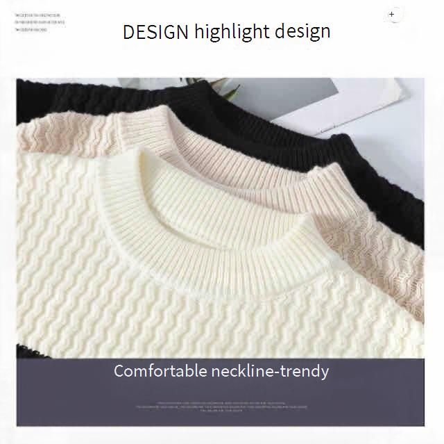 Men's Chunky Knit Sweater – Winter-Ready Colorblock Pullover With Relaxed Fit (M-3XL, Machine Washable, 30% Wool Blend)_voghion.com
