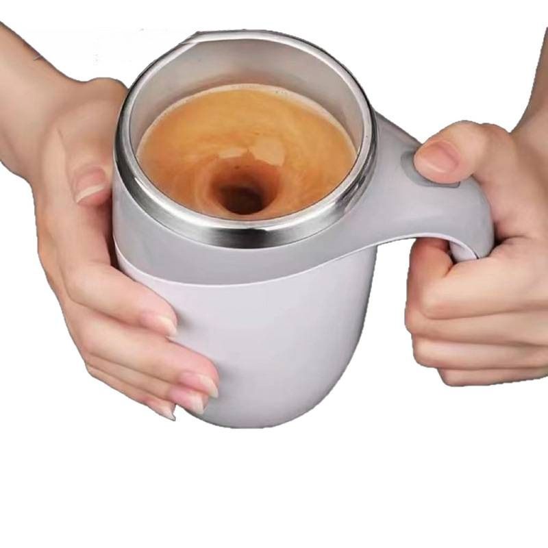 Auto-Stirring Mug – Rechargeable Smart Mixing Cup For Coffee, Tea & Protein Shakes (Sleek & Cordless, AI Cooling Tech)_voghion.com