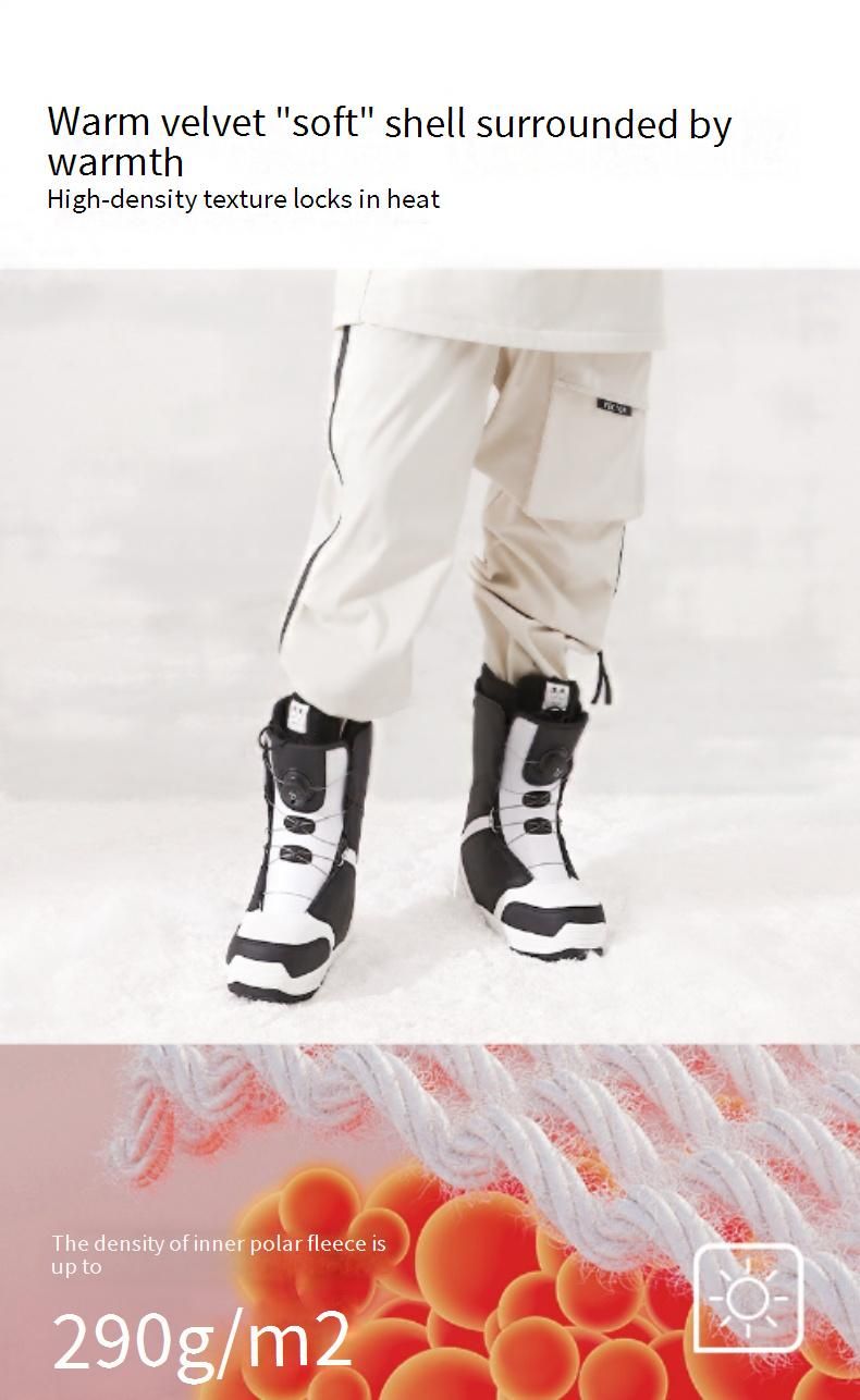 Allwetter-Skihose – Wind- und wasserdichte Snowboardhose mit Thermofleece-Futter für Damen und Herren_voghion.com