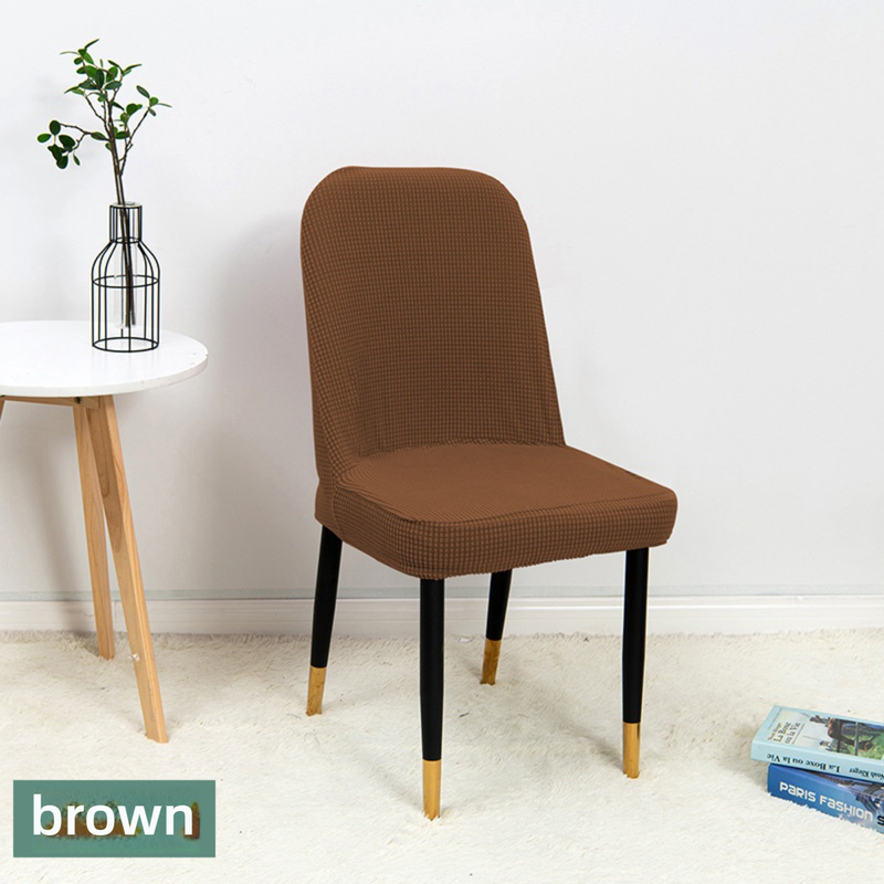 Coprisedie elasticizzati in jacquard – Elastici universali per sedie curve e di forma irregolare, protezioni antiscivolo per seduta e schienale a copertura totale_voghion.com