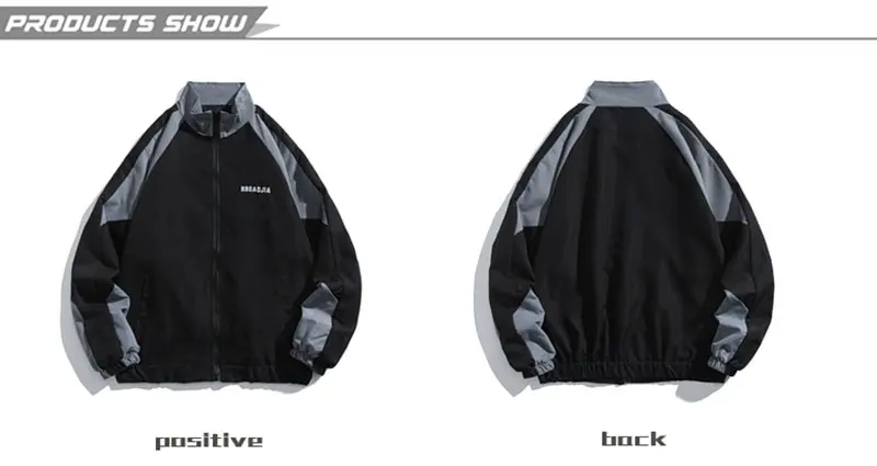 Hip Hop Varsity Jacket Men High Street Patchwork Color Block Windbreaker Coats Women Spring Autumn Thin Fashion College Jackets_voghion.com