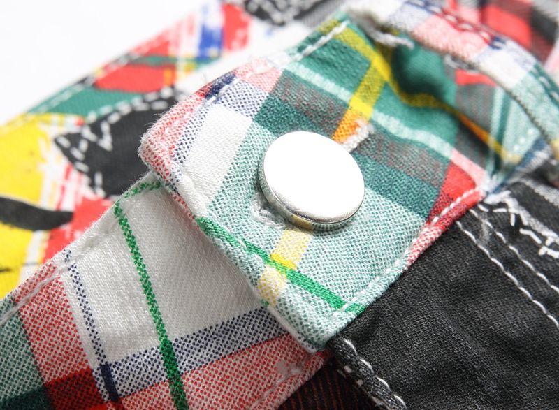 High-end 3D-jeans, witte slim fit, kleine rechte buis, katoenen elastische print, veelzijdige en minimalistische herenkleding_voghion.com