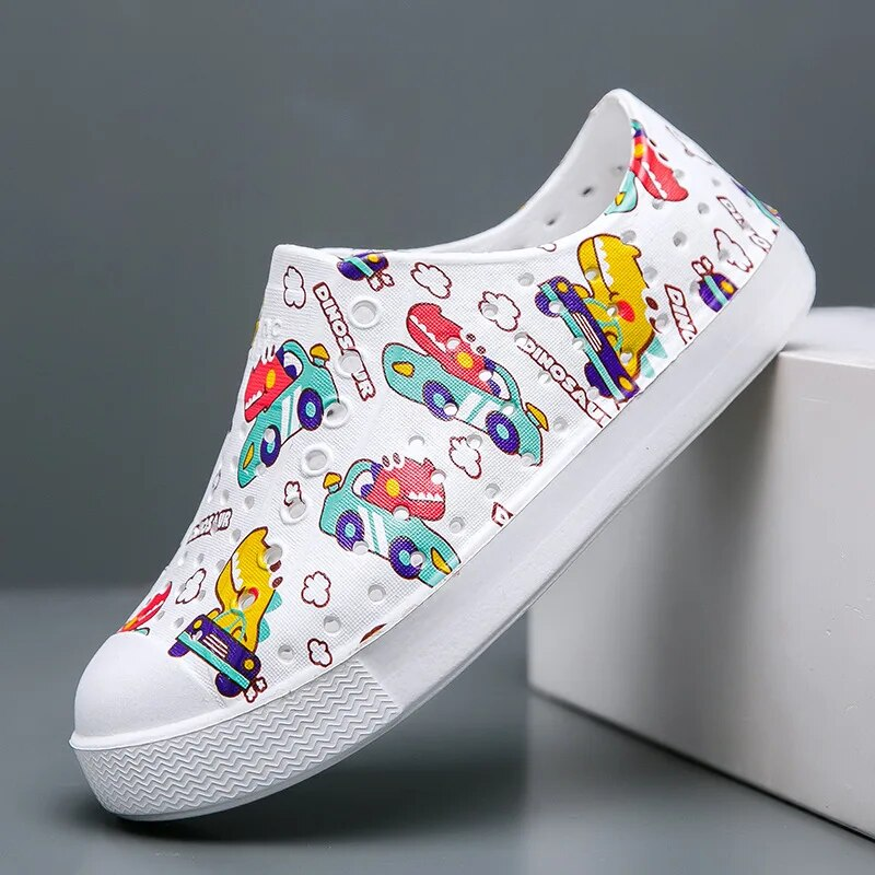 Hohlschaum-Laufschuhe für Jungen und Mädchen ziehen Strand-Sommer-Schwimmsandalen für Kinder an, leichte Wasserschuhe_voghion.com