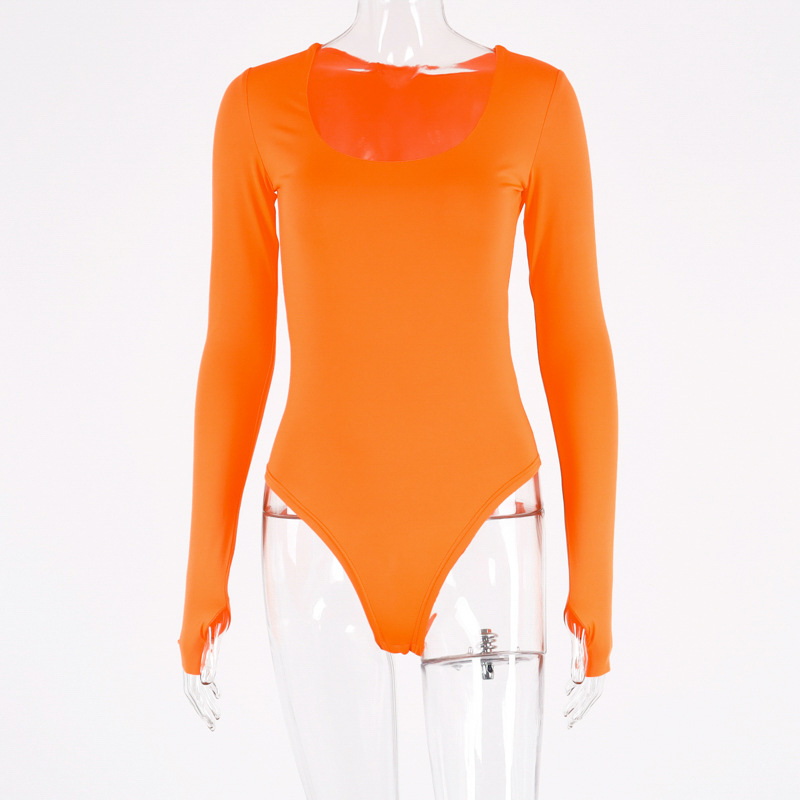 Herfst va va voom damesjumpsuit met lange mouwen, slanke jumpsuit._voghion.com