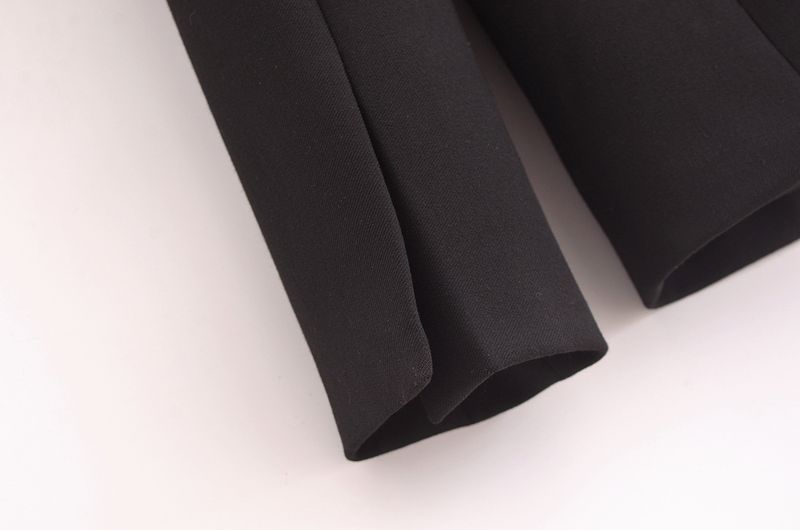 GraceChic 2024 Autumn New Women's Fashion European American Style Shoulder Padded Slim Fit Blazer And Skirt 8805707 8898707_voghion.com