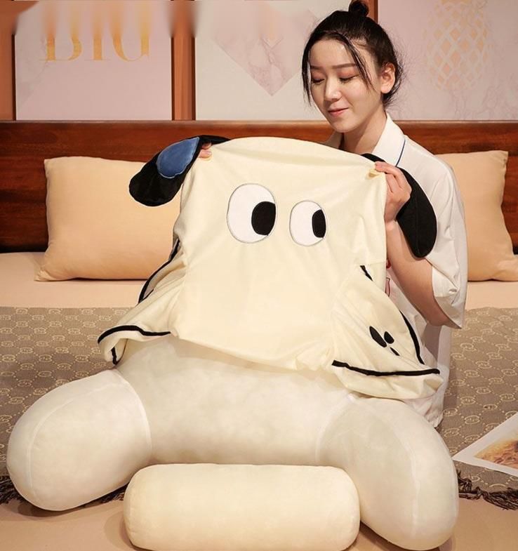 Nuovo cuscino per l'uso a letto, supporto per il collo, cuscino per schienale grande per divano con testiera a forma di cartone animato per dormitorio, rimovibile e lavabile_voghion.com