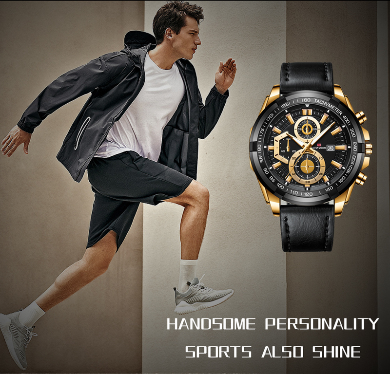 VA VA VOOM Men's Sports Watch Strap Business Calendar Student Waterproof Watch Casual Quartz Watch_voghion.com