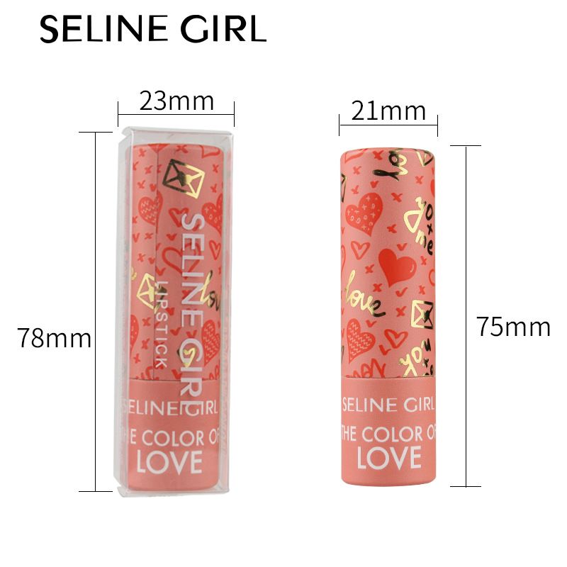 Selinger Natural Fácil de Aplicar Batom Tridimensional Brilho À Prova D'água Hidratante Bálsamo Labial Tint Maquiagem_voghion.com