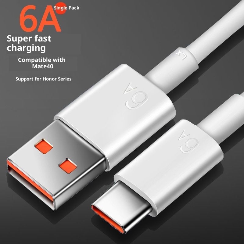 Câble de données USB Digitex 6A ultra-rapide compatible avec les téléphones Android et Huawei Type-C_voghion.com