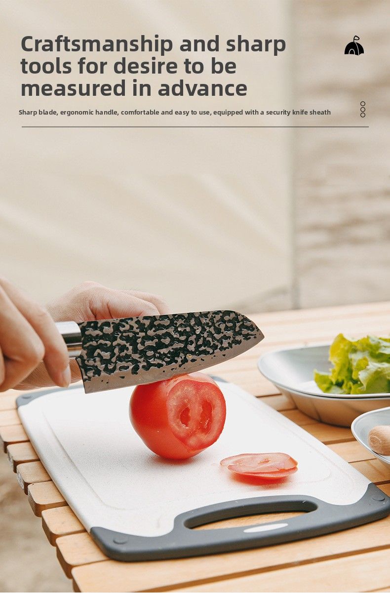 Campin Portable Set Outdoor BBQ Picnic Pot Spatula Knife Multi-functional Cookware Combination Cuttin Board Storae_voghion.com