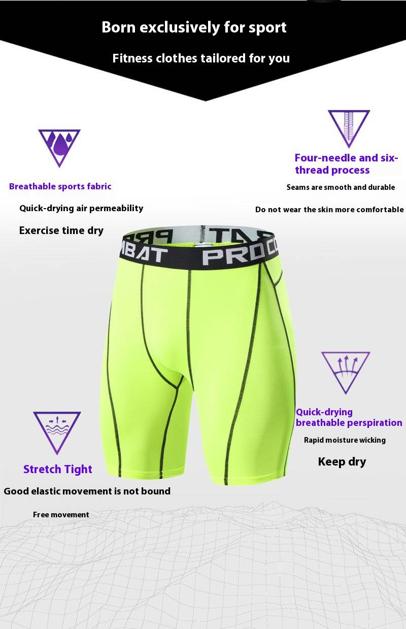 Enge Shorts für Herren, hochelastische Trainingshose, schnelltrocknende Basketball-Fitnesshose, Laufhose, Leichtathletik, amerikanische Shorts_voghion.com