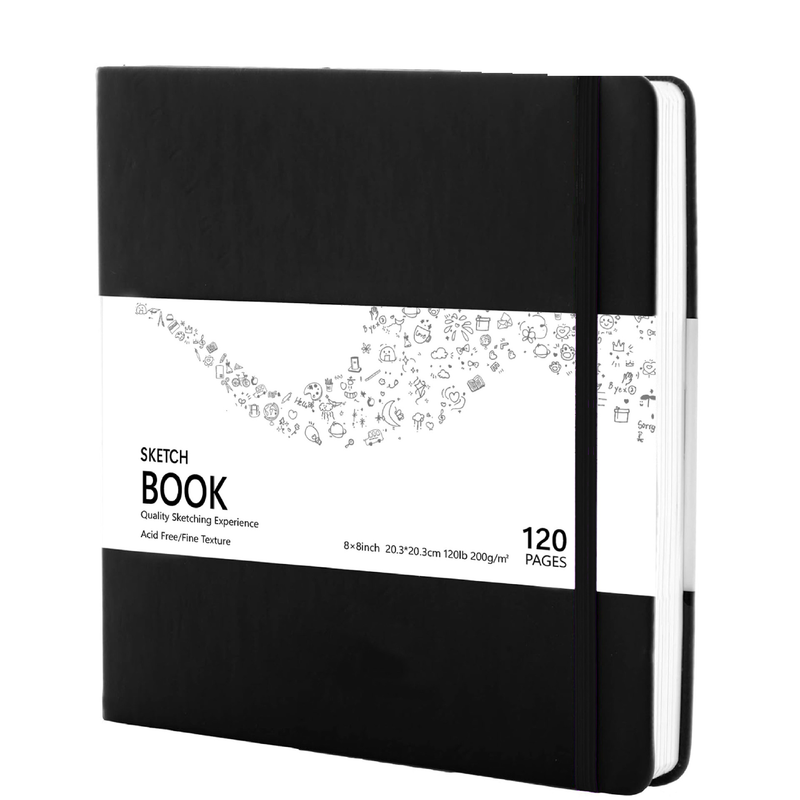 Schetsboeken Verdikt schetsboek Leer Schilderboek Vierkante stift Schilderboek Kunststudent Leeg aquarelboek_voghion.com