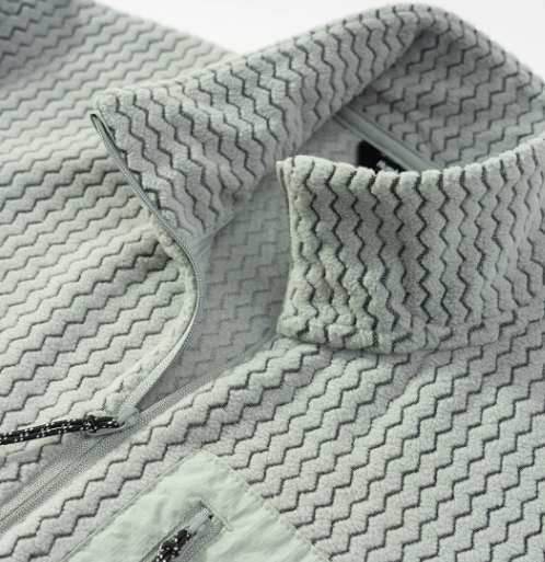 Unisex Half-Zip Fleece Pullover - Trendy Letter Print Stand Collar Sweatshirt, Breathable Outdoor Base Layer_voghion.com