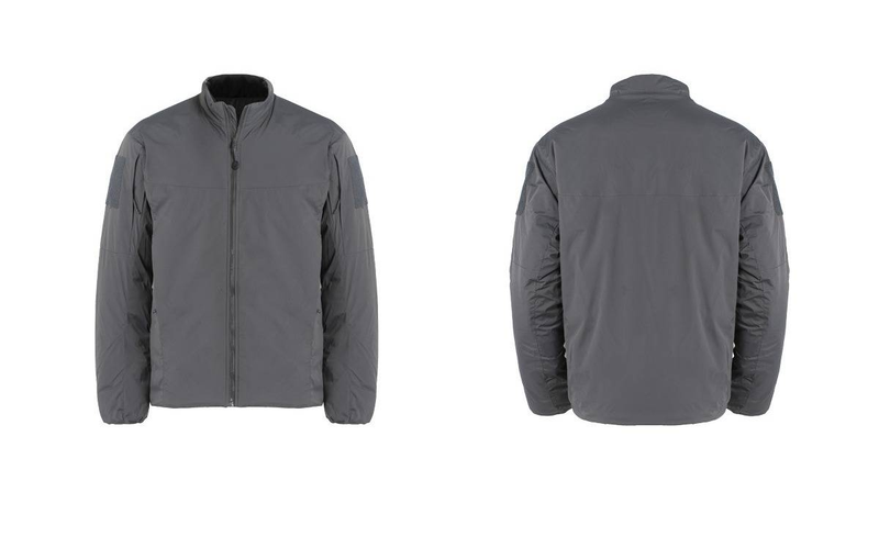 Men's Stand Collar Bomber Jacket - Winter Warm Quilted Flight Coat, Polyester Shell With Faux Silk Cotton Fill (Grey/Black, M/L/Xl/Xxl)_voghion.com