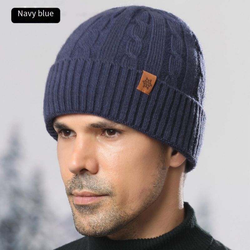 JUND Alpaca Wool Knit Hat Scarf Gloves Set For Men - Winter Warm Fleece-Lined Beanie & Scarf Combo For Outdoor Cycling, Hiking_voghion.com