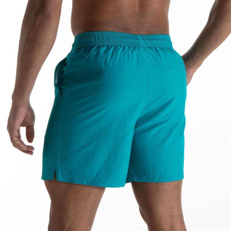 Pantaloncini da spiaggia da uomo in stile europeo - Impermeabili e foderati per spiaggia e nuoto (cavallo con tassello, vestibilità ampia, asciugatura rapida, nero/blu, dalla S alla XXL)_voghion.com