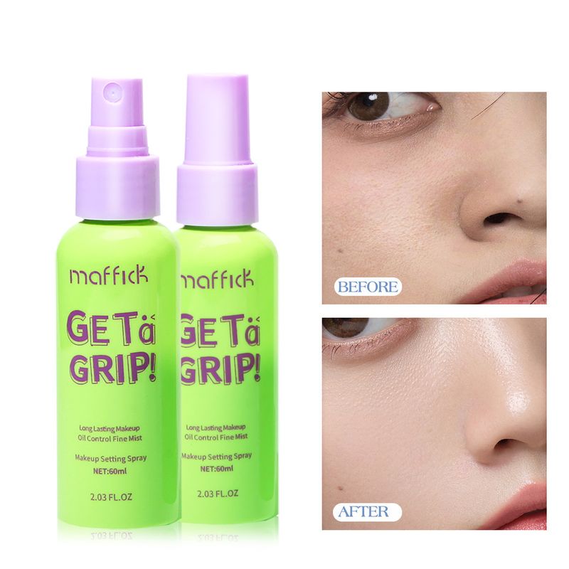 MF387 Make-up-Fixierspray, trocknend, feuchtigkeitsspendend, Ölkontrolle, Make-up-Entfernung, langanhaltend, wasserfest und schweißfest, tragbar, 60 ml_voghion.com