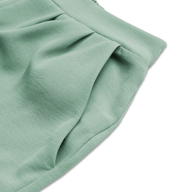 2025 Summer Women's Strap Top Shorts Set, Casual Pulling Two Piece Set_voghion.com