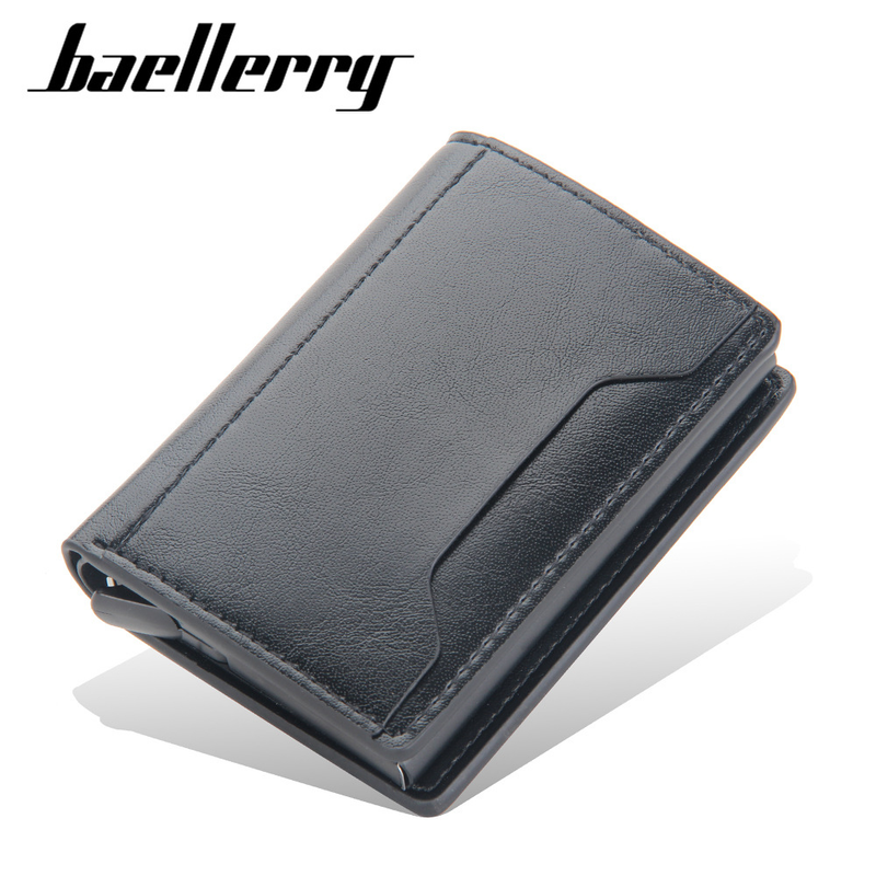 Novo suporte masculino de metal e alumínio com clipe pop-up automático RFID para cartão bancário feminino_voghion.com