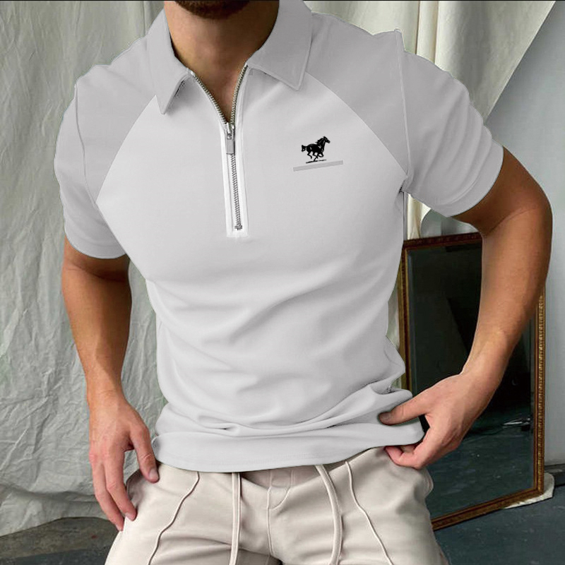 Wysokiej jakości koszulki polo z logo 3D, casualowe koszulki polo, męskie koszulki polo z krótkim rękawem, 2023 nowe najlepsze koszulki_voghion.com