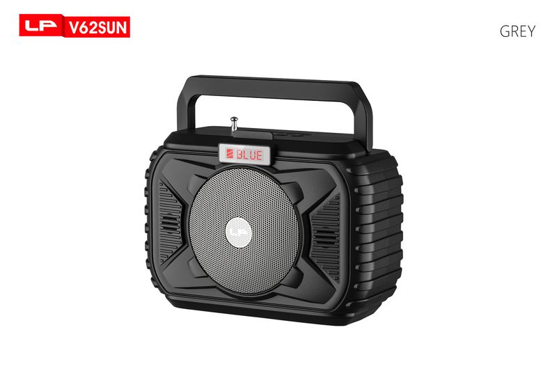 LP-V62SUN Ny Bluetooth-högtalare Mini-insatskort Utomhus Solpanel Laddningsantenn Radio Nödström_voghion.com