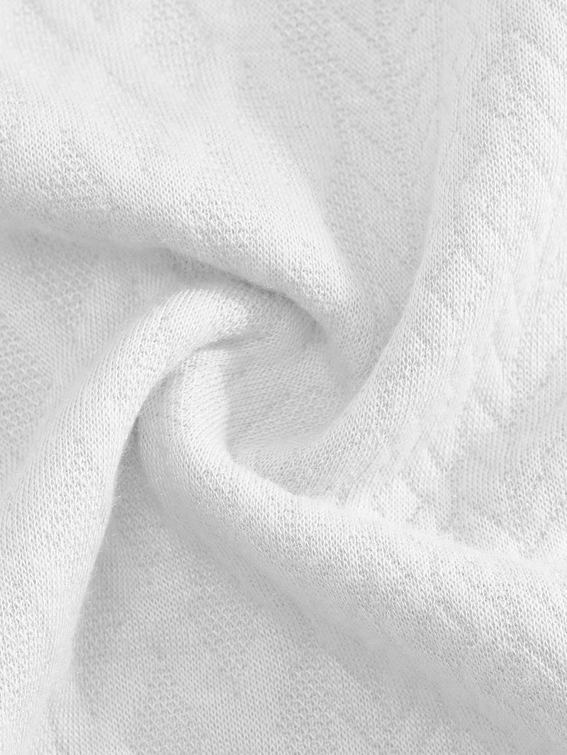 Strukturiertes, einfarbiges, langärmliges Freizeit-Sweatshirt für Herren – Lockere Passform, leicht, vielseitig für Frühling und Herbst (Weiß, Dunkelgrau, Schwarz, Khaki)_voghion.com