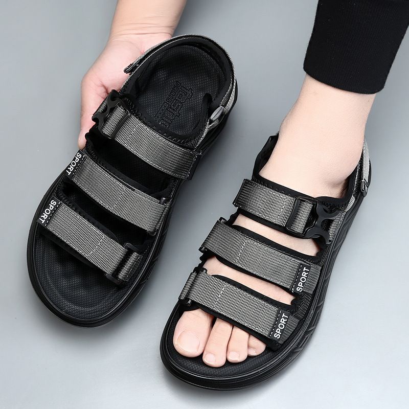 Sandals Trendy 2025 Summer Outdoor Sports Casual Beach Shoes Men's Non Slip Sandals Can Drive_voghion.com