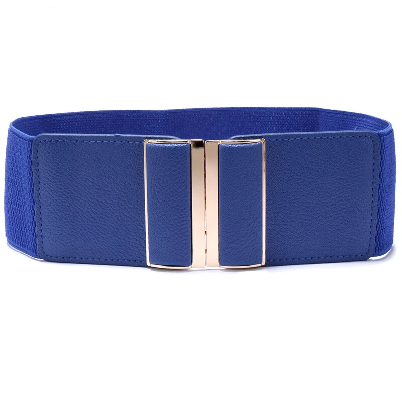 HOT Womens Belt Elastic Stretch Cinch Lady Cummerband Plus Size Girls Waistband Waist Seal 7.5cm Wide_voghion.com
