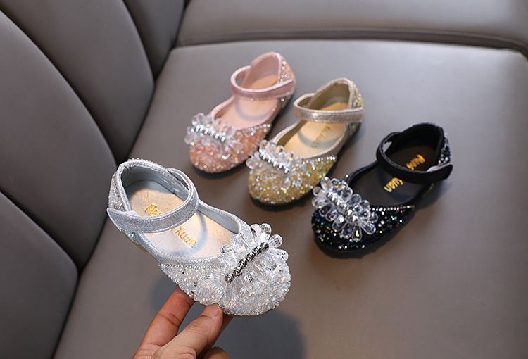 Scarpe da ballo per bambina, bambina, principessa, con diamanti, singole, per spettacoli di danza, per bambini grandi_voghion.com