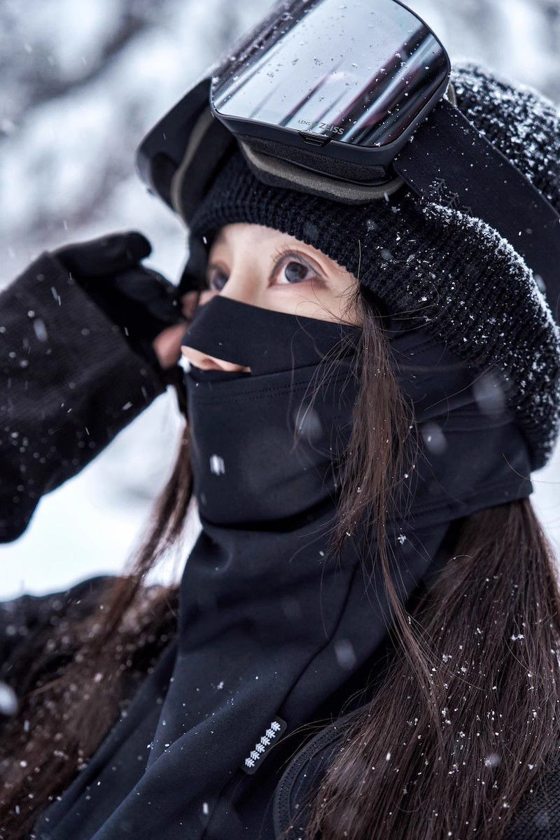 Maschera da ciclismo, protezione invernale per il viso, copricapo caldo, fascia protettiva antivento, sciarpa da sci, protezione per il collo_voghion.com