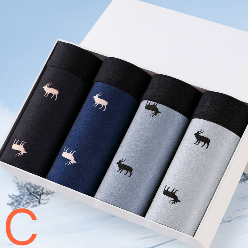 4 szt. Bokserki duże rozmiary bezszwowe bawełniane męskie bokserki letnie cienkie przekrój rozmiar L-4XL_voghion.com